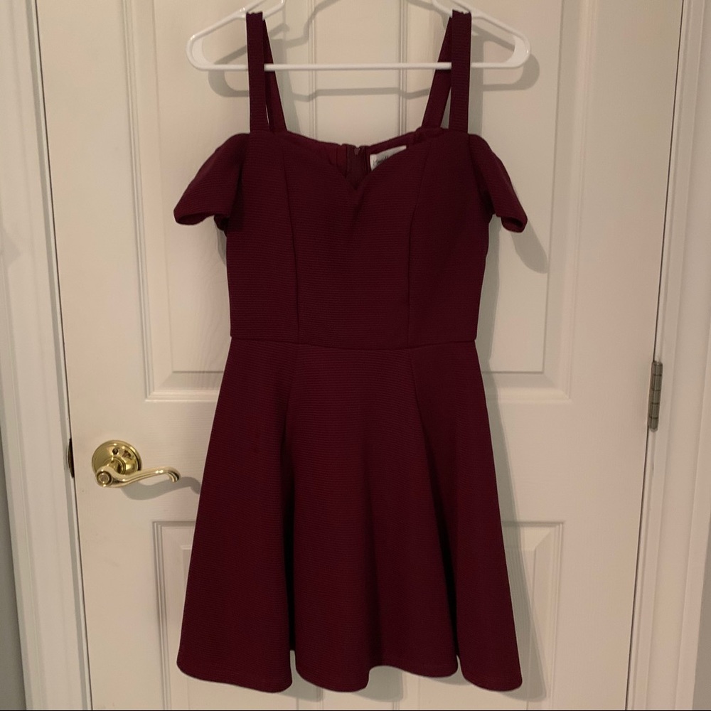 Cold shoulder dress